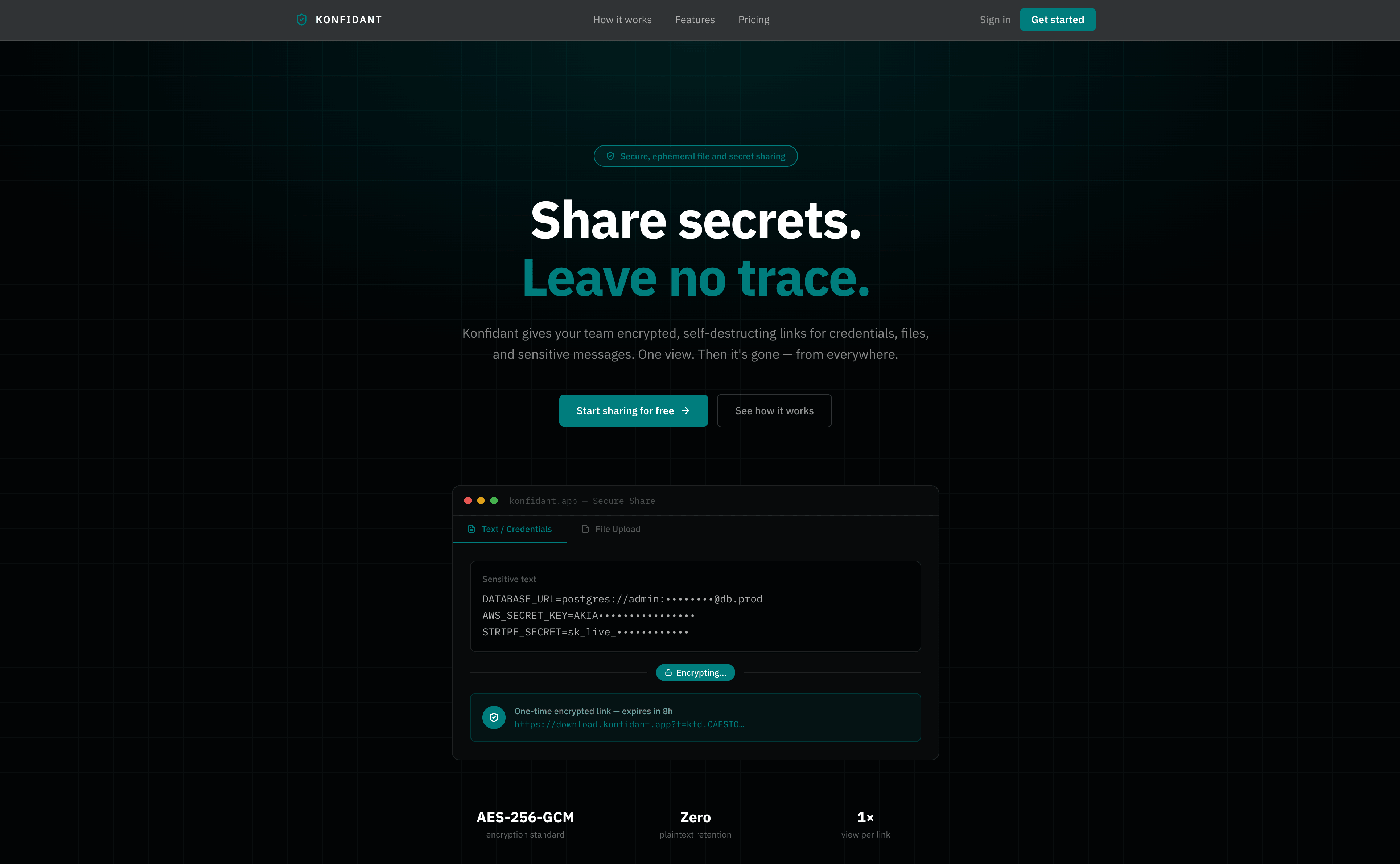 konfidant.app visual